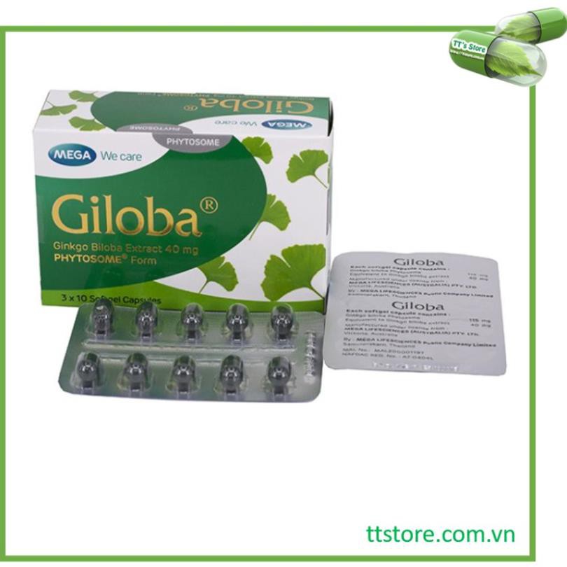 🌟[Chính Hãng] GILOBA 40 - GILOBA 120 Mega We Care - Cao lá bạch quả Ginkgo giloba