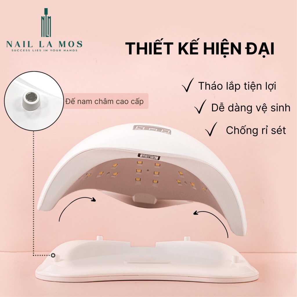 Máy hơ gel Sun 5 Plus 48W 36 bóng đèn - Hàng chính hãng công ty Sun UV/LED - bảo hành 1 năm