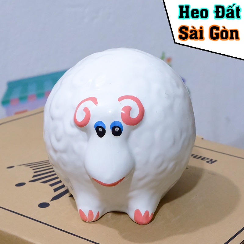 heo đất hình con cừu sứ,cừu sứ