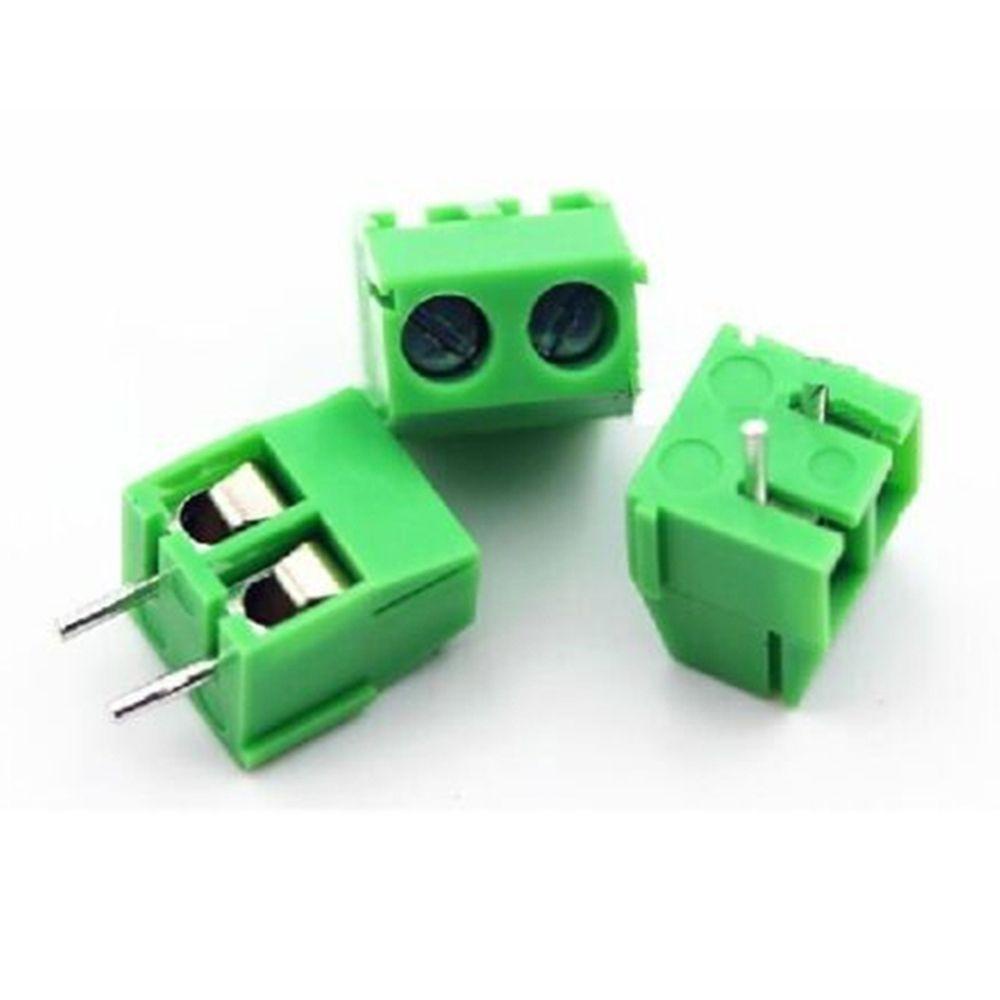 PATRICIA Set 10 Khối Đấu Nối Dây Điện 2 Chiều 3.5mm 2Pin