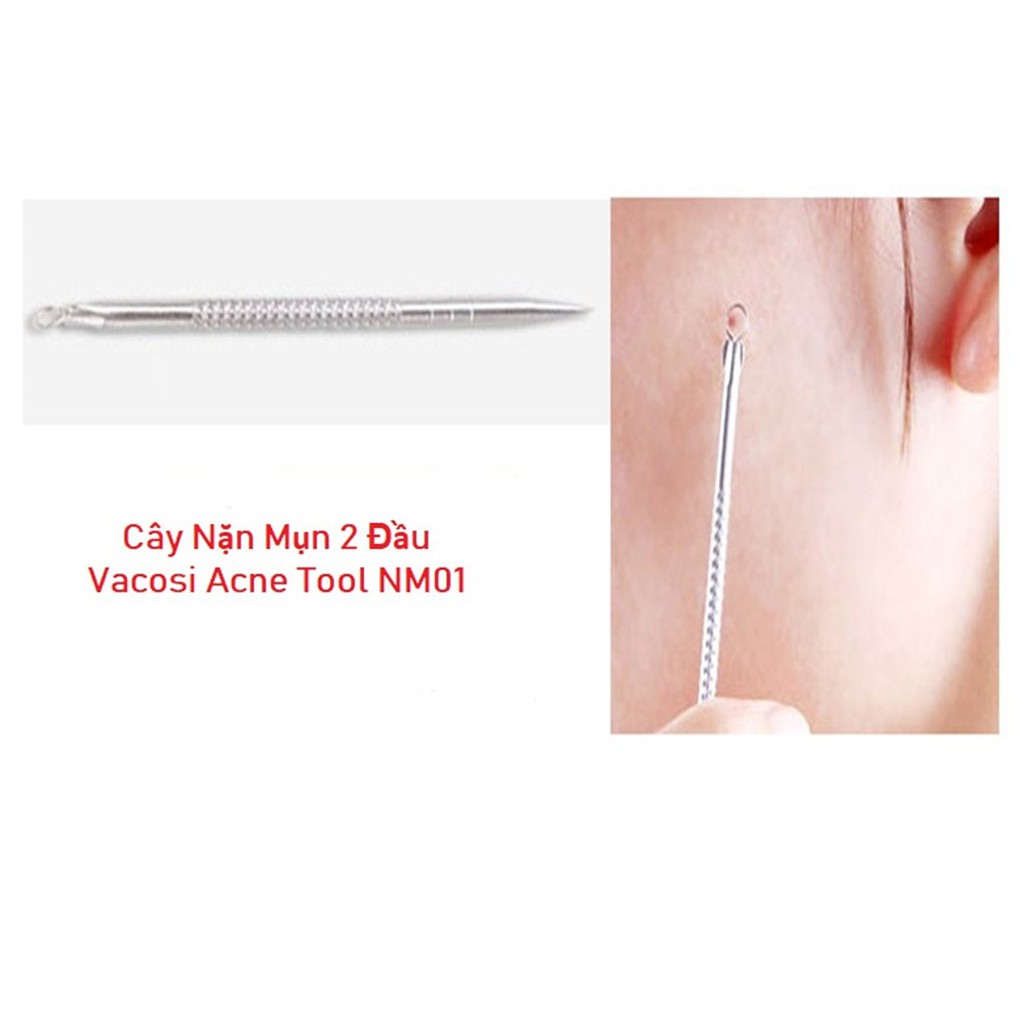 Cây Nặn Mụn 2 Đầu Vacosi (1 cái/túi)