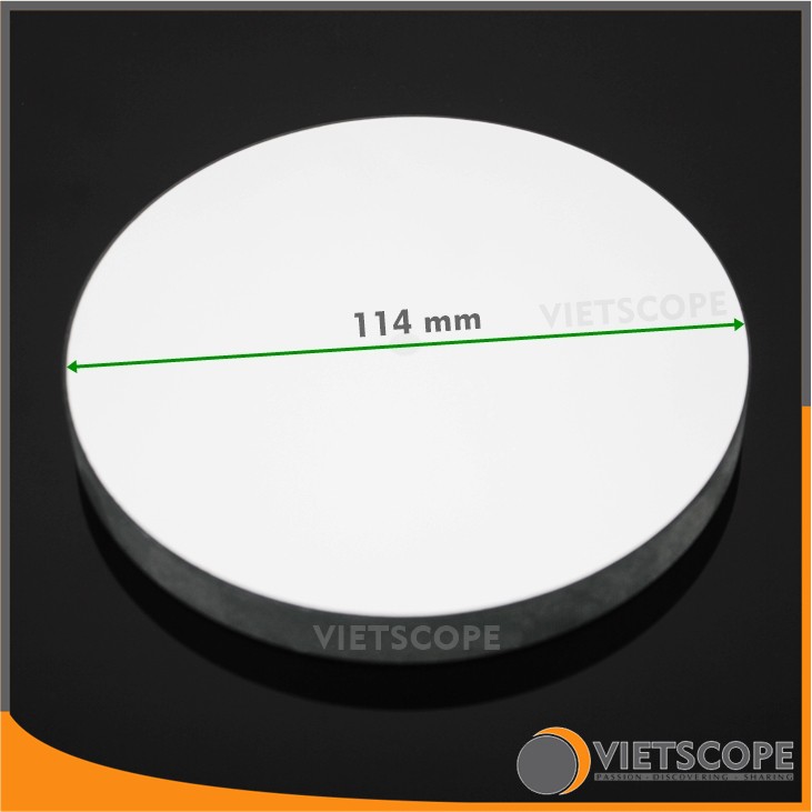 Gương cầu lõm D114F900 dành cho kính thiên văn phản xạ, trang trí phong thủy