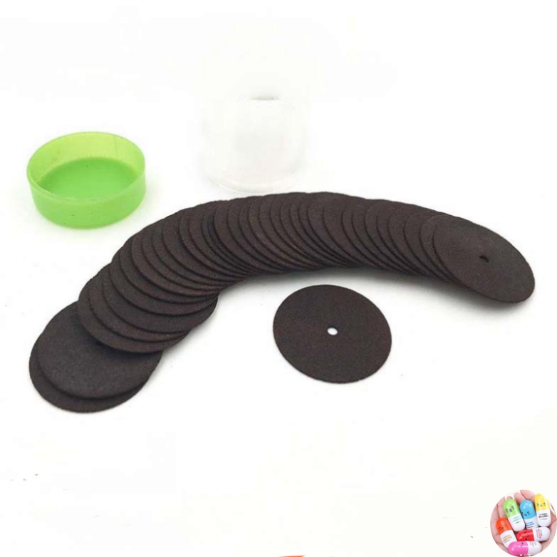 20 Đĩa đá cắt mini kèm 1 cán (cho máy khoan mài cắt cầm tay mini )