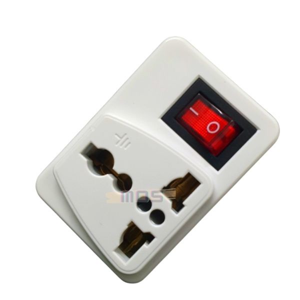 Ổ cắm du lịch chịu tải cao TOSHINO CO6S-A Thái Lan chuyển đổi 3 chấu sang 2 chấu Mos Shop