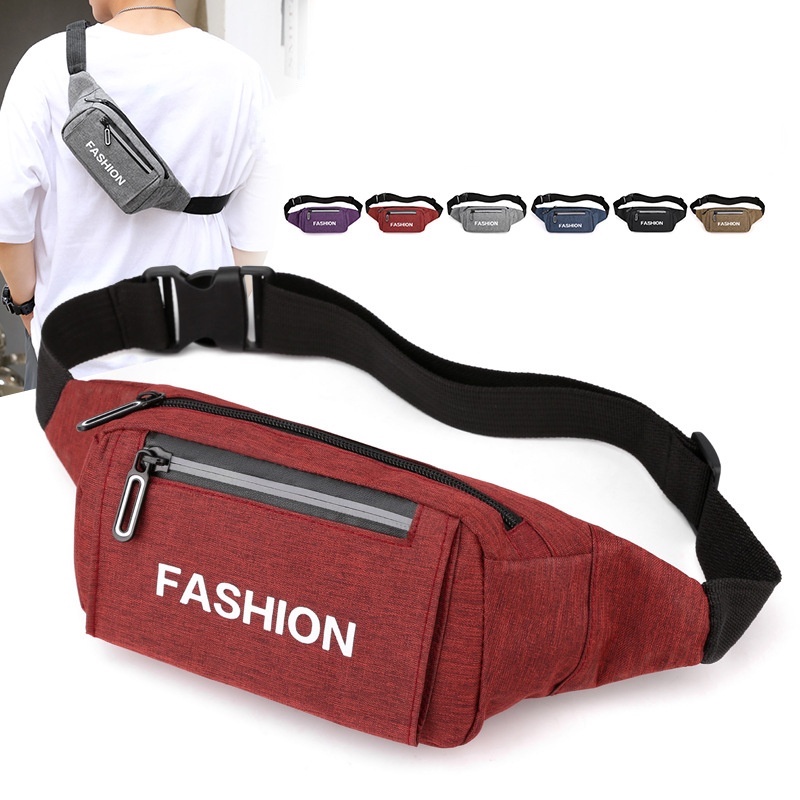 Túi đeo hông đeo chéo đựng tiền xu/điện thoại cho nam