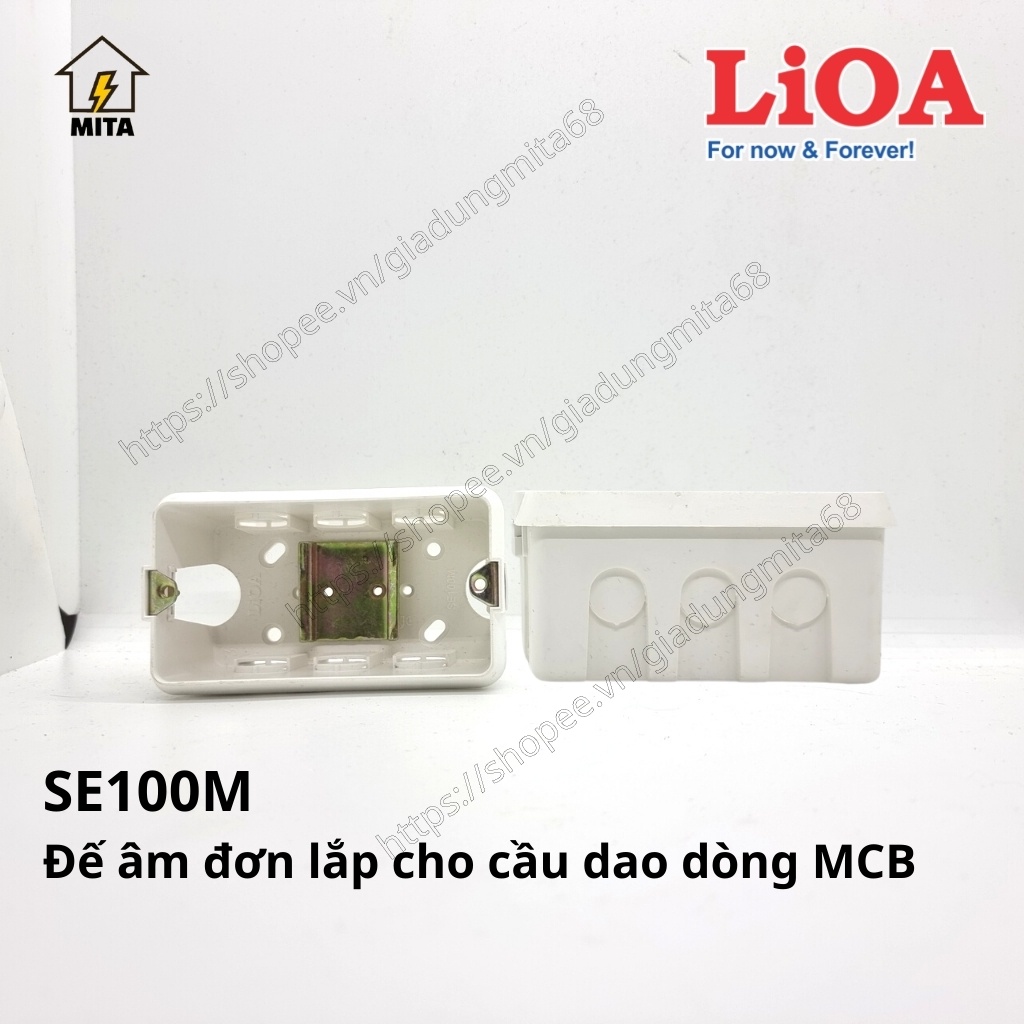 Mặt và Hộp chứa aptomat LiOA dùng cho át đơn, át đôi, át khối - MITA