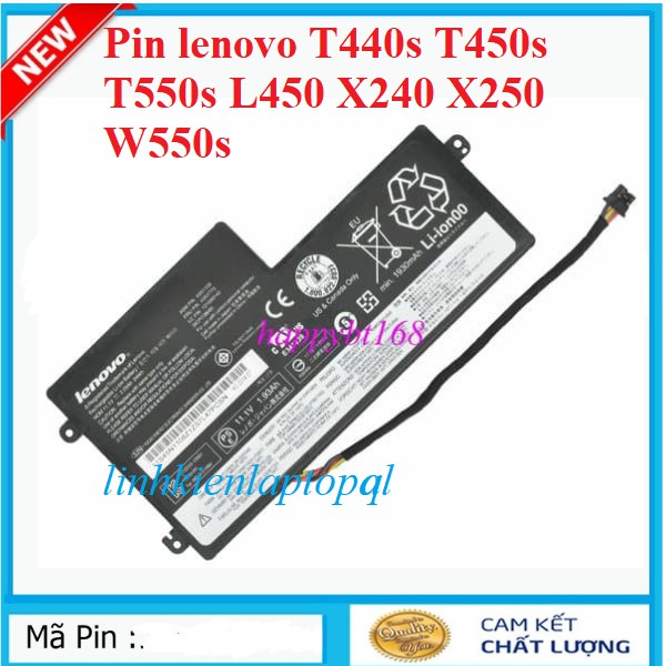 Pin Laptop LENOVO X240 (ZIN) Thinkpad T440s T450s T550s L450 X240 X250 W550s 45N1112 45N1113 45N1108