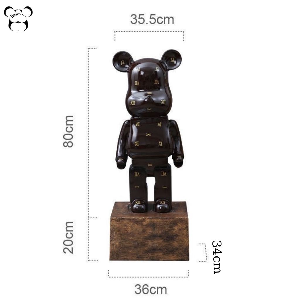 Đế bearbrick, bục đỡ dành cho gấu size to 80cm - Chin Official Store