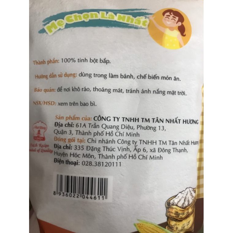 Tinh Bột Bắp Nhất Hương 500gr