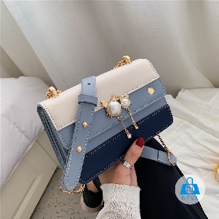 Túi đeo chéo 🍒 FREE SHIP 🍒 Túi vuông nhỏ phiên bản Hàn Quốc khóa đơn Siêu Xinh NEVA646