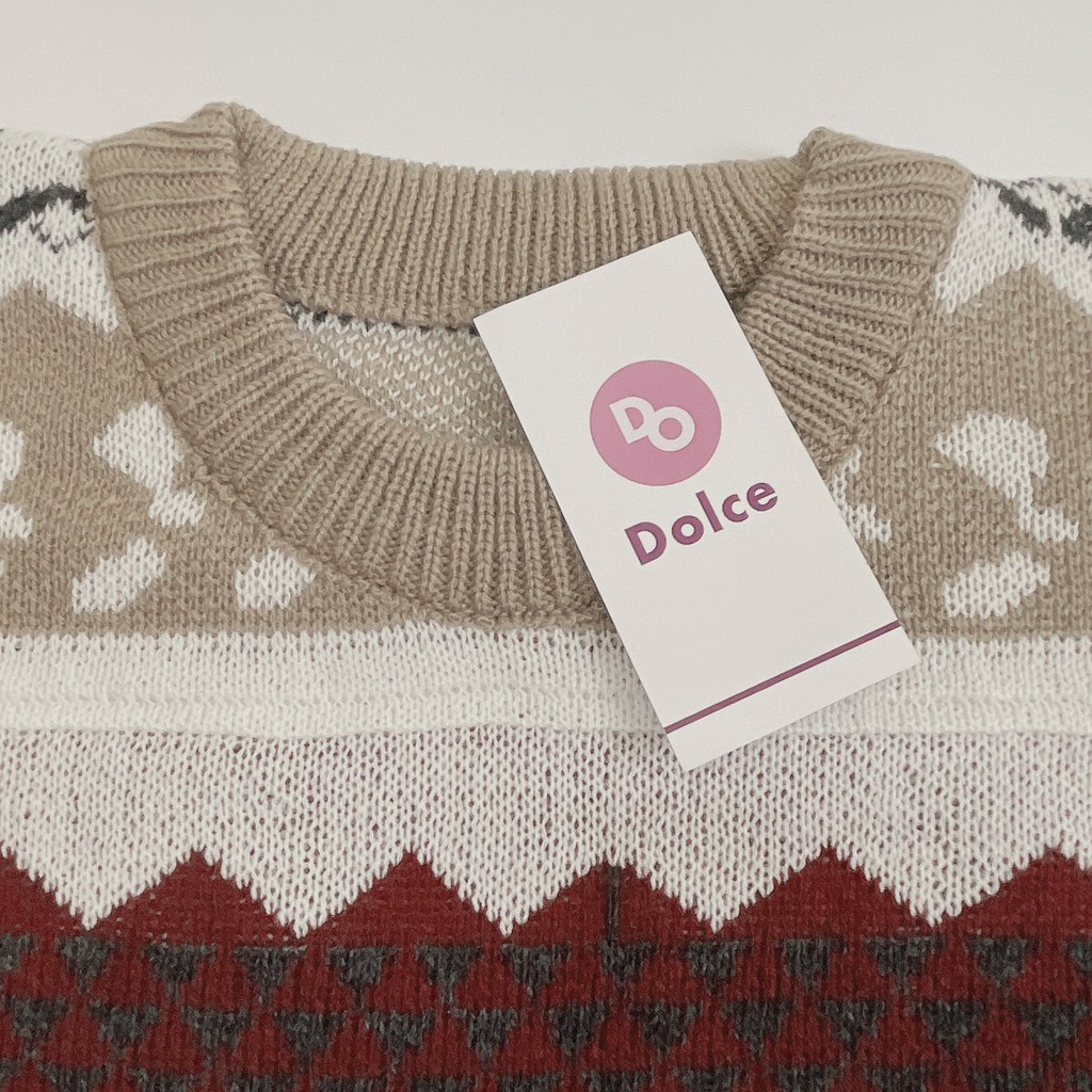 Áo len thổ cẩm họa tiết siêu ấm, siêu xinh - Dolce | BigBuy360 - bigbuy360.vn
