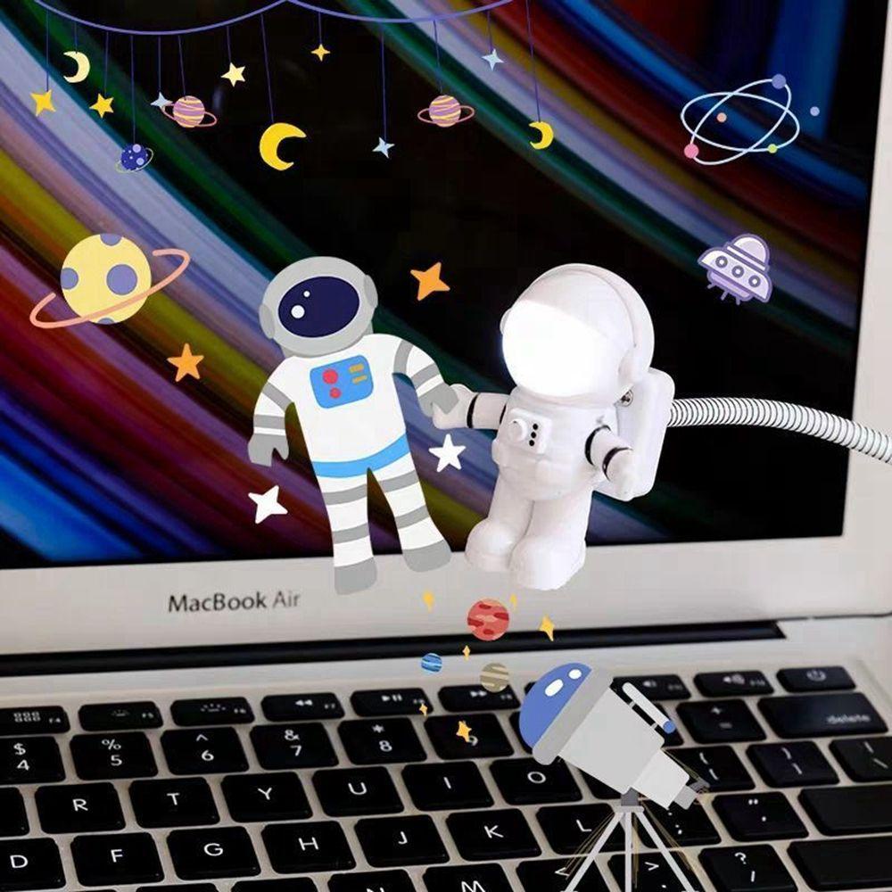Đèn LED USB Hình Phi Hành Gia Linh Hoạt Sáng Tạo Để Bàn Trang Trí