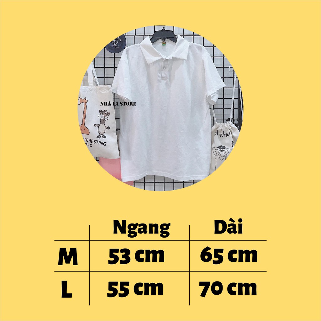 Áo thun polo phối độc đáo nam nữ tay lỡ unisex oversize áo phông trơn