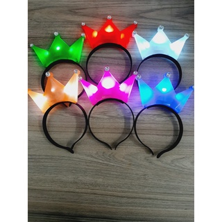 Cài vương miện đèn led, băng đô vương miện đèn led