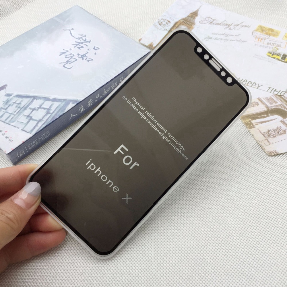 Kính cường lực chống nhìn trộm thích hợp cho Iphone 5 6 6s 7 8 Plus X Xs Xr 11 Pro Max