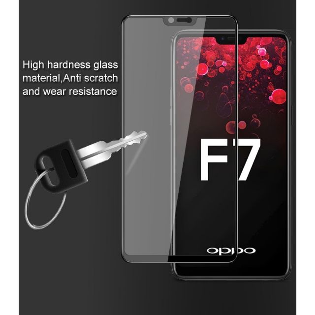Dán kính 3D Full màn viền dẻo OPPO F7 cao cấp