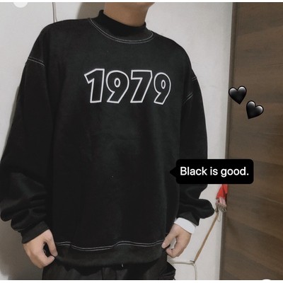 (A217) Áo sweater unisex in số 1979 size M L XL (kèm ảnh thật)