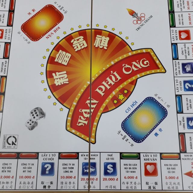 Bộ cờ tỉ phú loại ĐẠI 45X45CM
