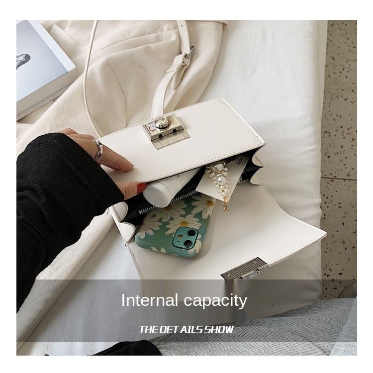 Túi Xách Da Pu Màu Trơn Thời Trang Cho Nữ