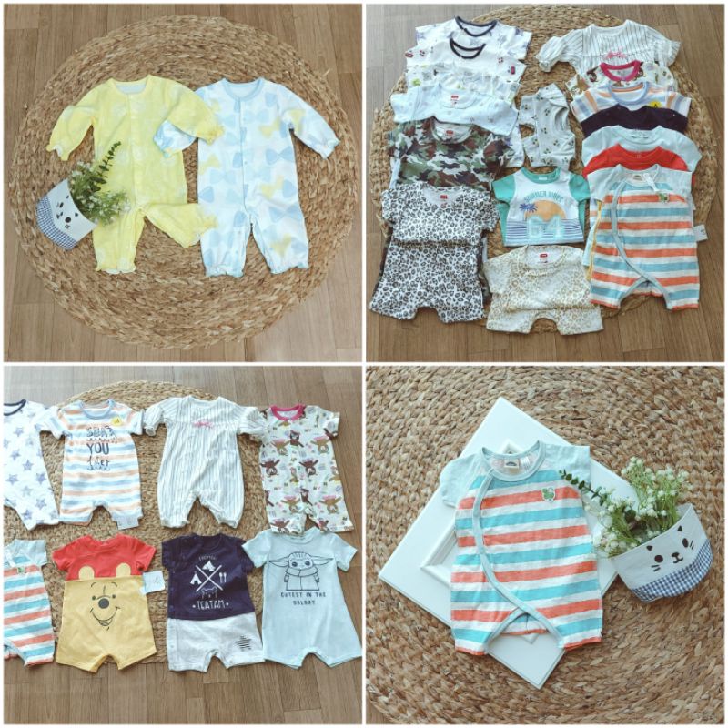 body đùi cộc tay xuất dư, body tay lỡ bé trai bé gái xuất xịn (inbox shop chọn mẫu)