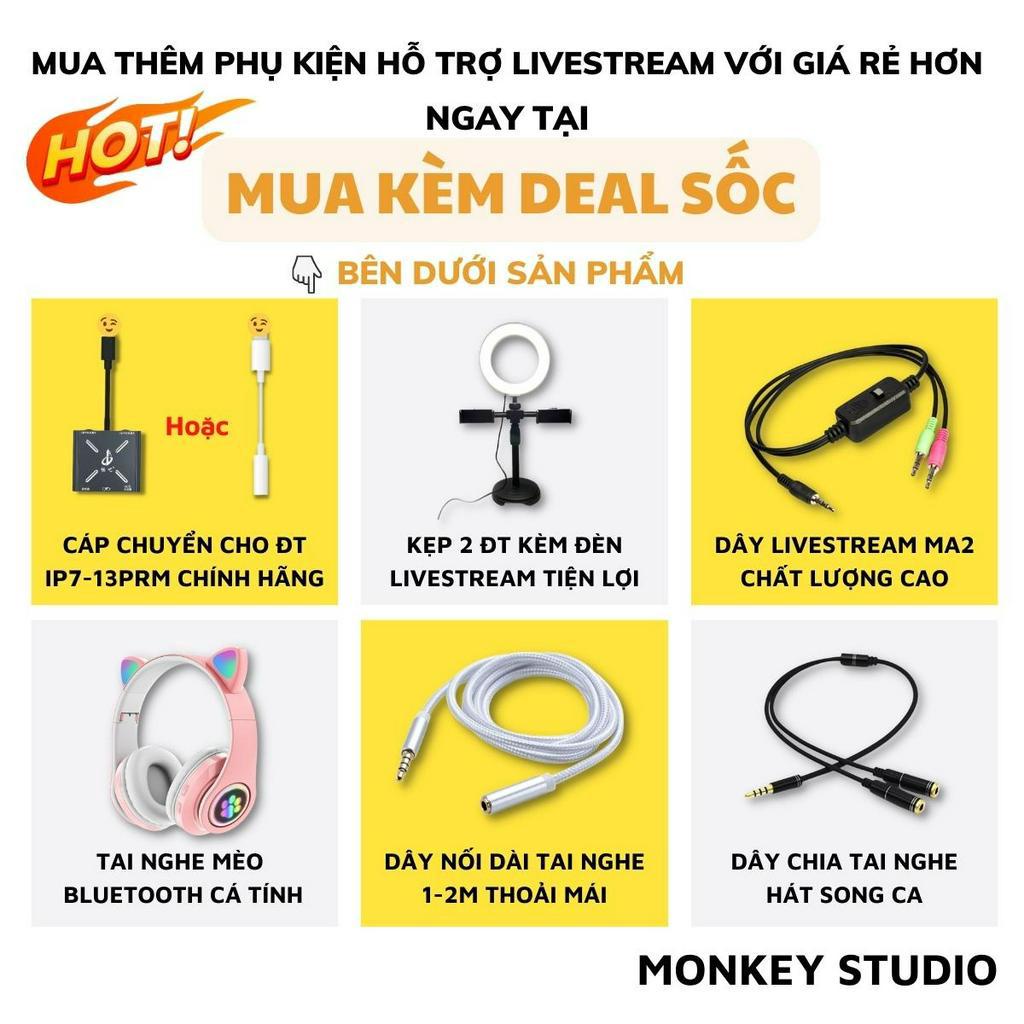 Mic Thu Âm | Micro Livestream Sound Card XOX K10 2020 & Mic TAKSTAR PC K850 Hát Livestream Điện Thoại Máy Tính, Giá Rẻ