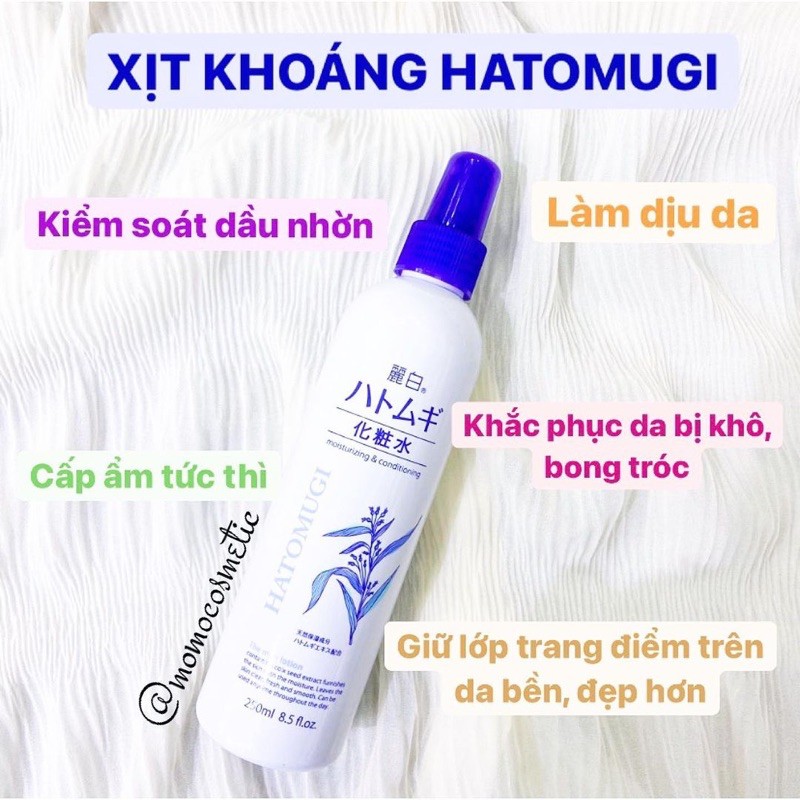 Xịt khoáng Hatomugi