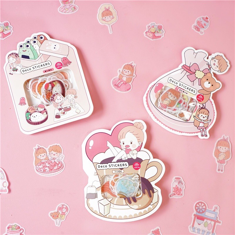 ⏰Sticker13 Set 40 mẫu sticker trang trí
