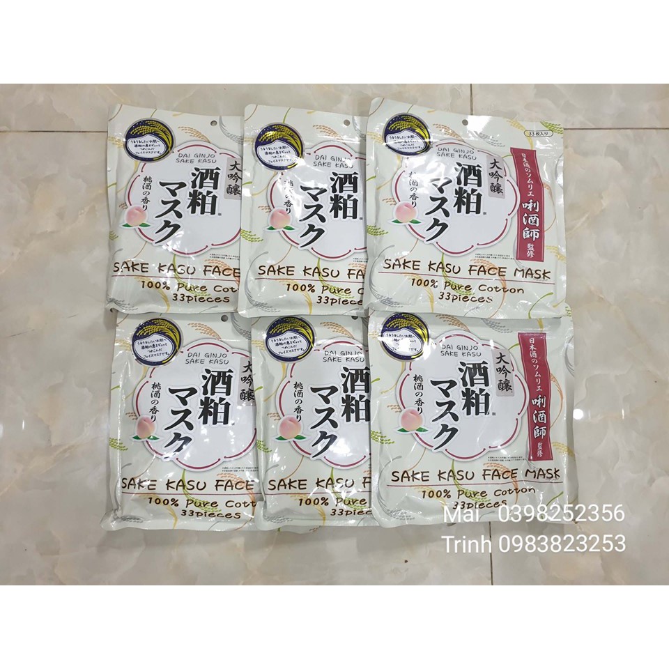 Mặt Nạ Bã Rượu Sake Kasu Face