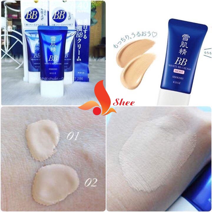 Kem trang điểm BB Kose Sekkisei White Cream 6 in 1