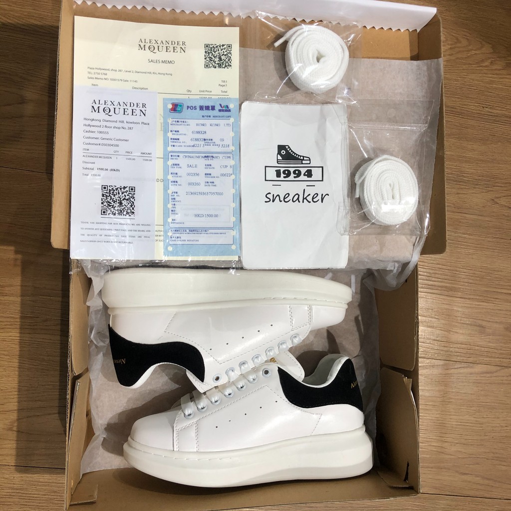 mc queen gót nhung cao cấp❤️bản dây lụa❤️ Tặng kèm dây bản to thay thế  [full bill +box + giấy gói] giày trắng | BigBuy360 - bigbuy360.vn