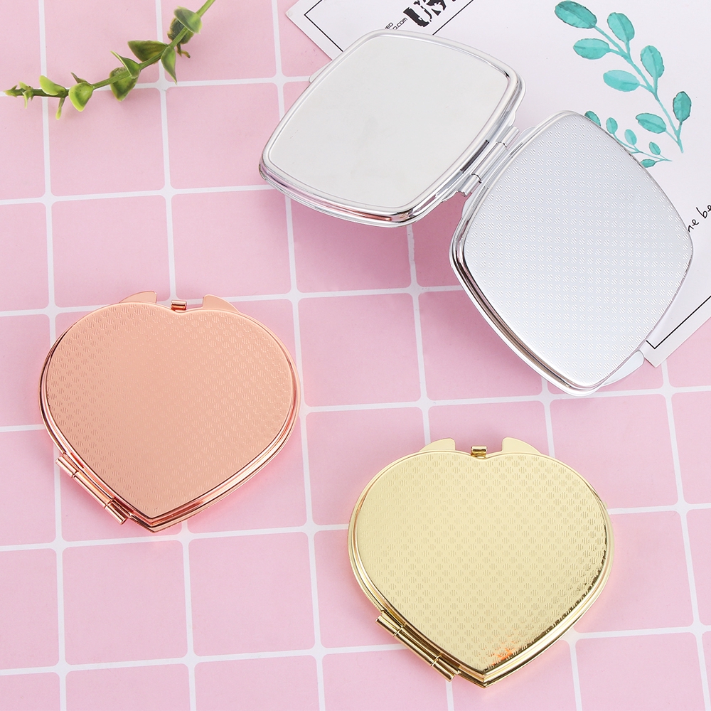 Gương trang điểm bỏ túi hai mặt dễ mở tiện lợi