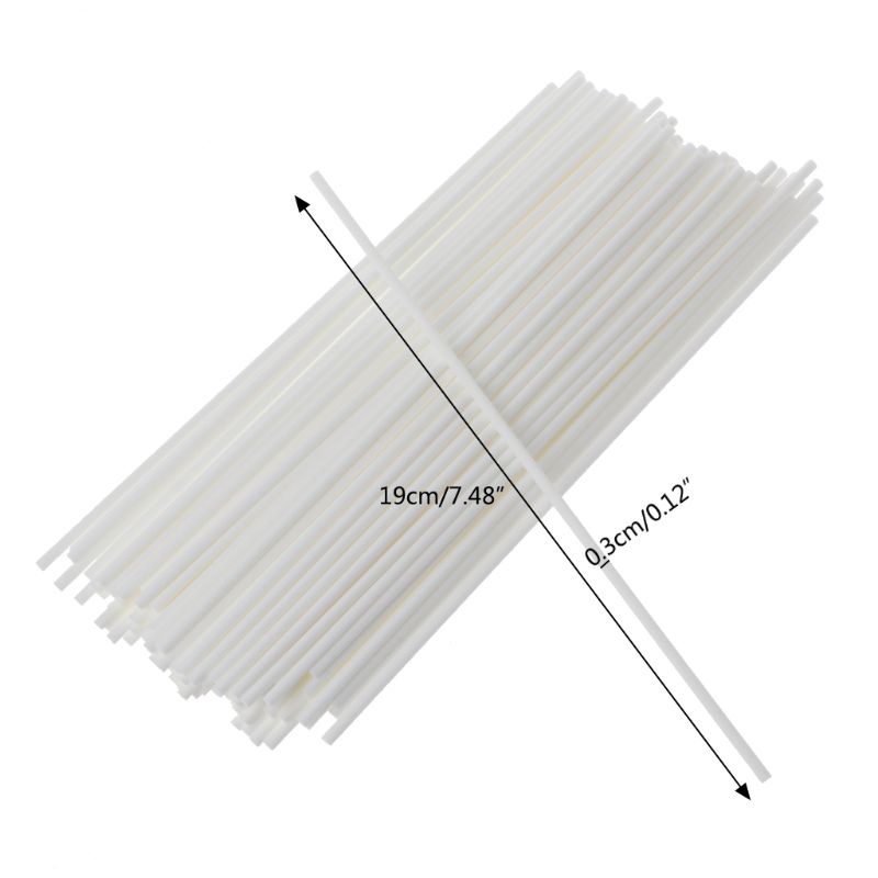 100 Thanh que khuếch tán tinh dầu 19cm x 3mm trang trí nhà cửa
