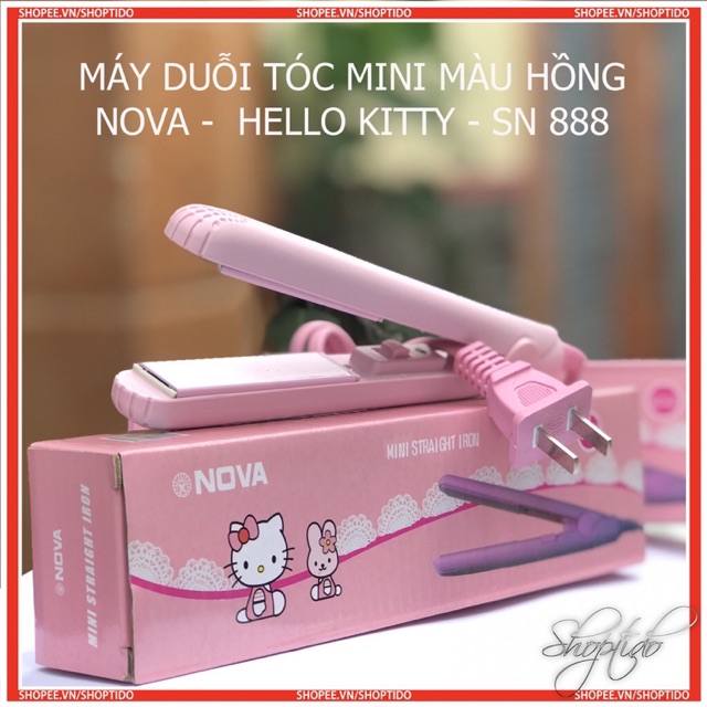 Máy Duỗi Tóc Mini Hello Kitty