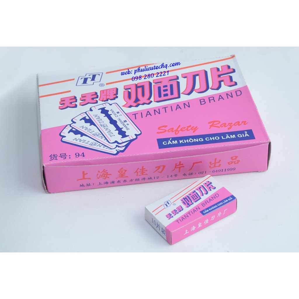 20 Hộp Lưỡi Lam Đen TianTian Loại 1