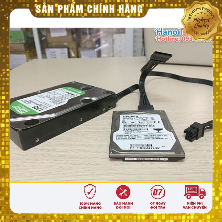 Cáp Chia Nguồn SATA 1 ra 2 (Xả Kho)  Dây Nguồn HDD Sata 1 Ra 2 - sata 1-2.DCNS