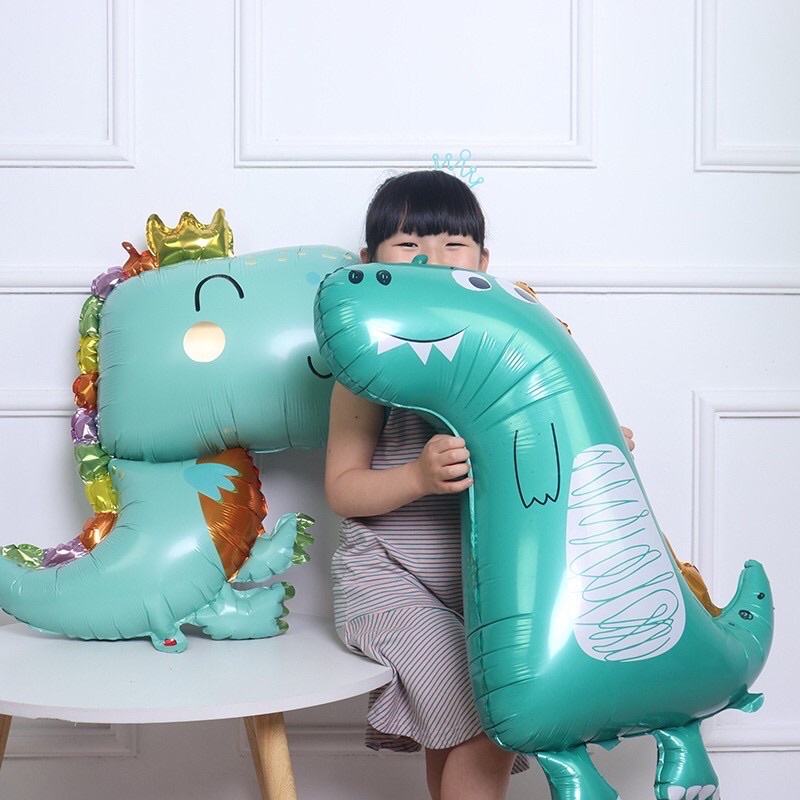 Bóng Hình Khủng Long Dinosaur Trang Trí Sinh Nhật Cho Bé Trai Bé Gái - K146