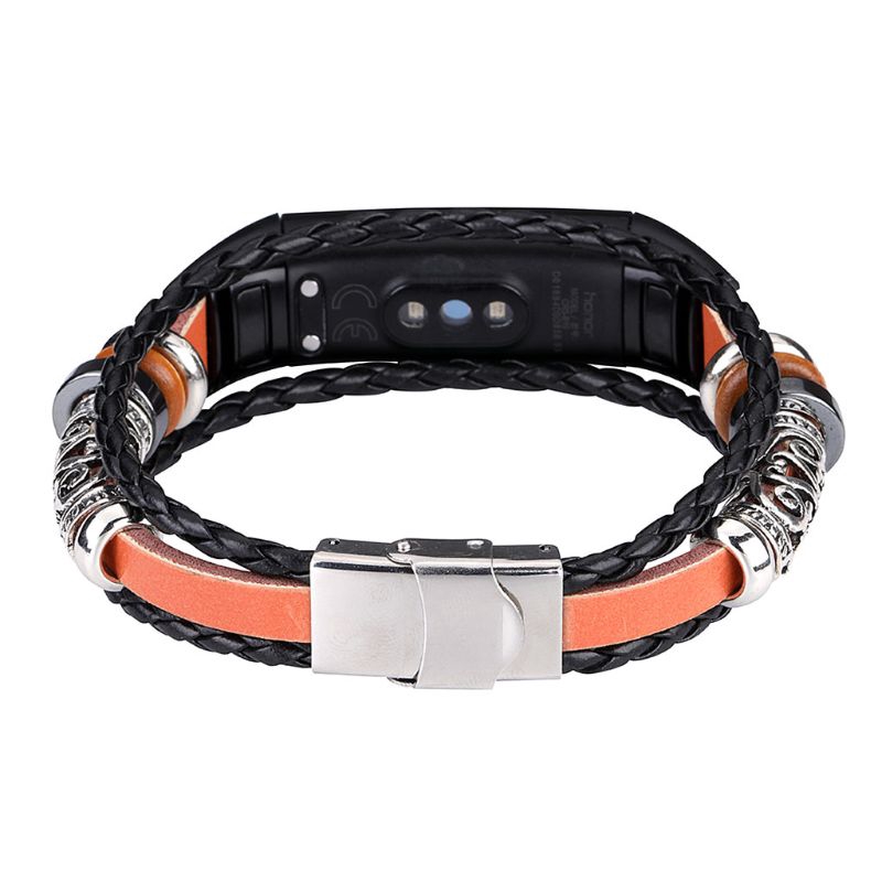 Dây đeo tay bện phối chốt kim loại cho đồng hồ Huawei Honor 5/4