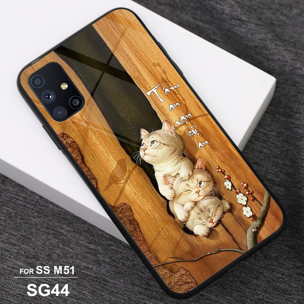 ỐP lưng kính 3D SAMSUNG M51, ỐP điện thoại thế hệ mới siêu sang Son Store