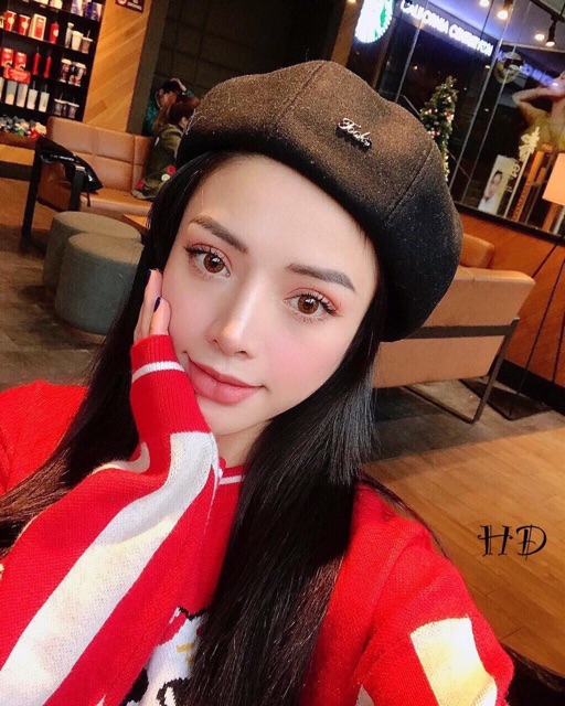 Mũ beret nữ mã An
