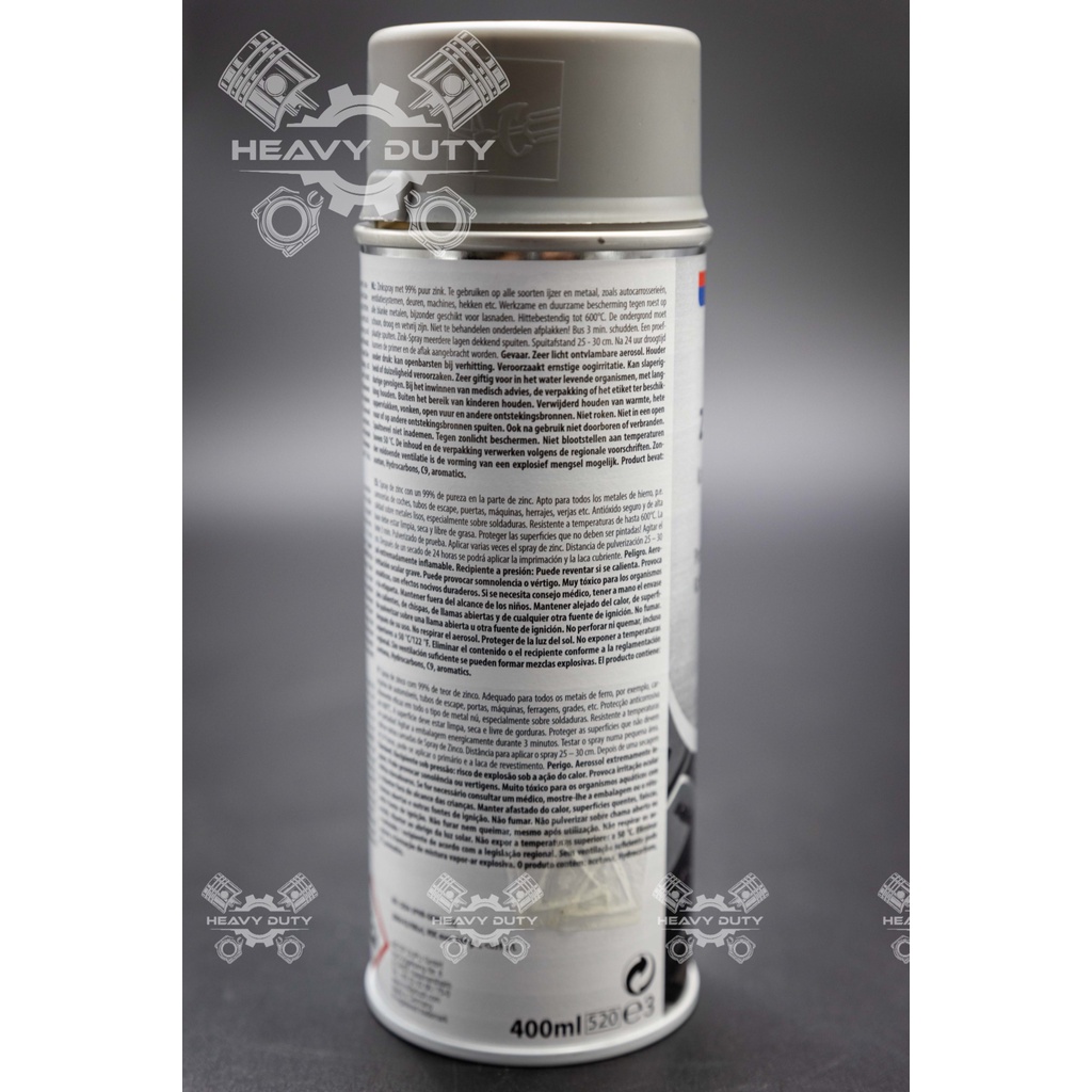 Sơn Xịt Mạ Kẽm Chịu Nhiệt Siêu Cao - Presto Zinc Spray 600°C  308035