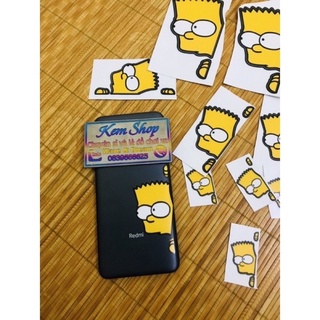 Tem simpson trang trí xe máy, điện thoại, cực chất