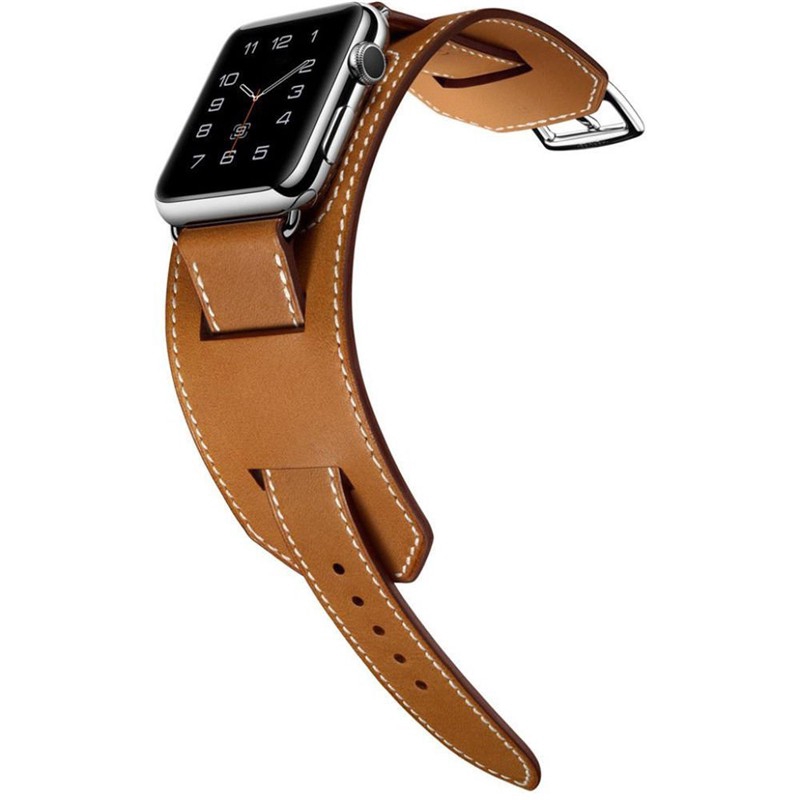 【Apple Watch Strap】Dây đồng hồ bằng da thật cho Apple Watch Series 1 / 2 / 3 ( 38mm / 42mm 40mm 44mm)