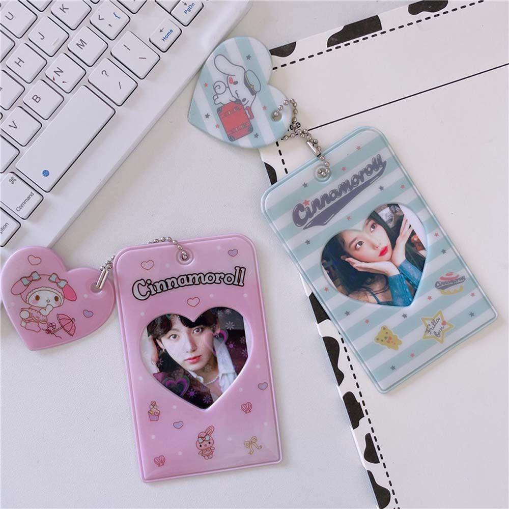 Vỏ Bọc Thẻ Chống Thấm Nước Có Móc Khóa In Hình Idol Dễ Thương Giá Đỡ