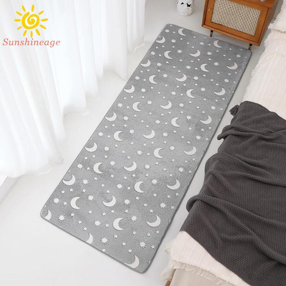 1 * Thảm Lông Mềm Phát Sáng Trong Tối Dùng Cho Phòng Ngủ Của Trẻ