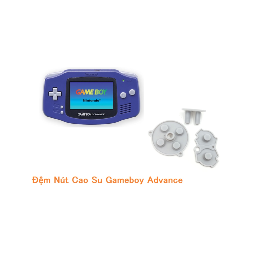 Đệm Nút Bấm Cao Su Silicon Dành Cho Máy Game Gameboy Advance GBA