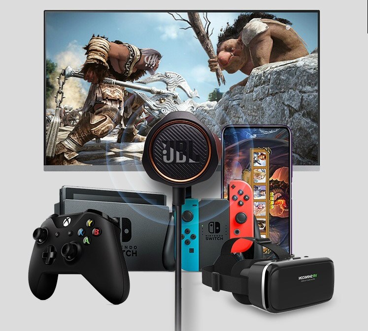 Tai Nghe Nhét Tai Kèm Micro Cho Máy Chơi Game JBL QUANTUM 50 PS4 / PC / XBOX / MAC / VR