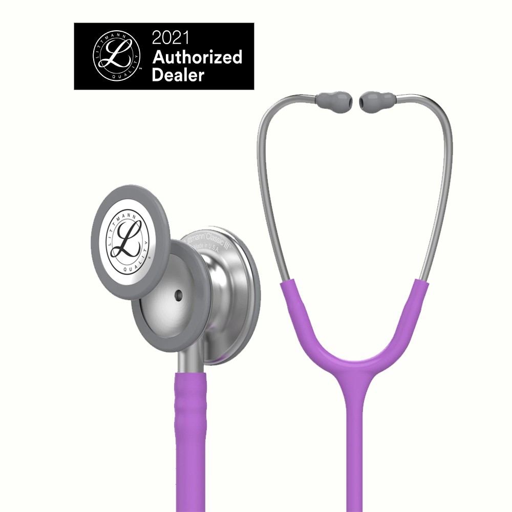 Ống nghe 3M Littmann Classic III màu tím lavender, 27 inch, 5832