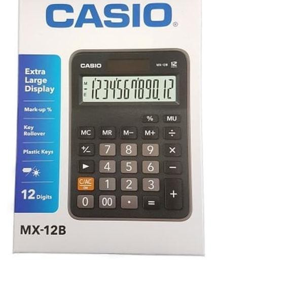 Máy Tính Bỏ Túi Casio Mx 12 B Mx-12B 12 Chữ Số