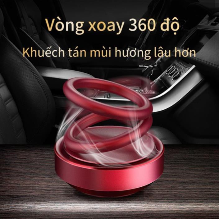 [XẢ KHO+FREE SHIP] Vòng xoay vô cực - Sáp thơm khử mùi ô tô -tặng kèm tinh dầu