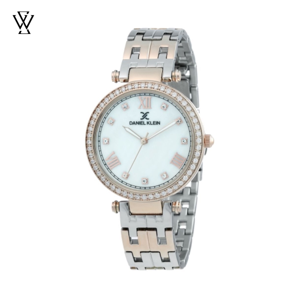 Đồng Hồ Quartz Nữ Daniel Klein WATCHSTORE DK.1.12266.4 Thiết Kế Mặt Kính Khoáng 36.5mm, Dây Kim Loại Và Vỏ Thép Không Gỉ